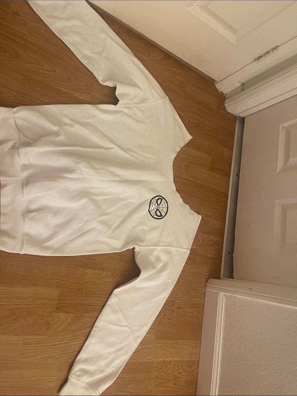 Marvel White Sweatshirt with Red & Blue Spider-Man Graphic